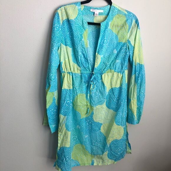 Victoria’s Secret LS Plunge Floral Print Cover Up Dress - Picture 10 of 16